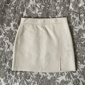 Wilfred Cream Mini Skirt